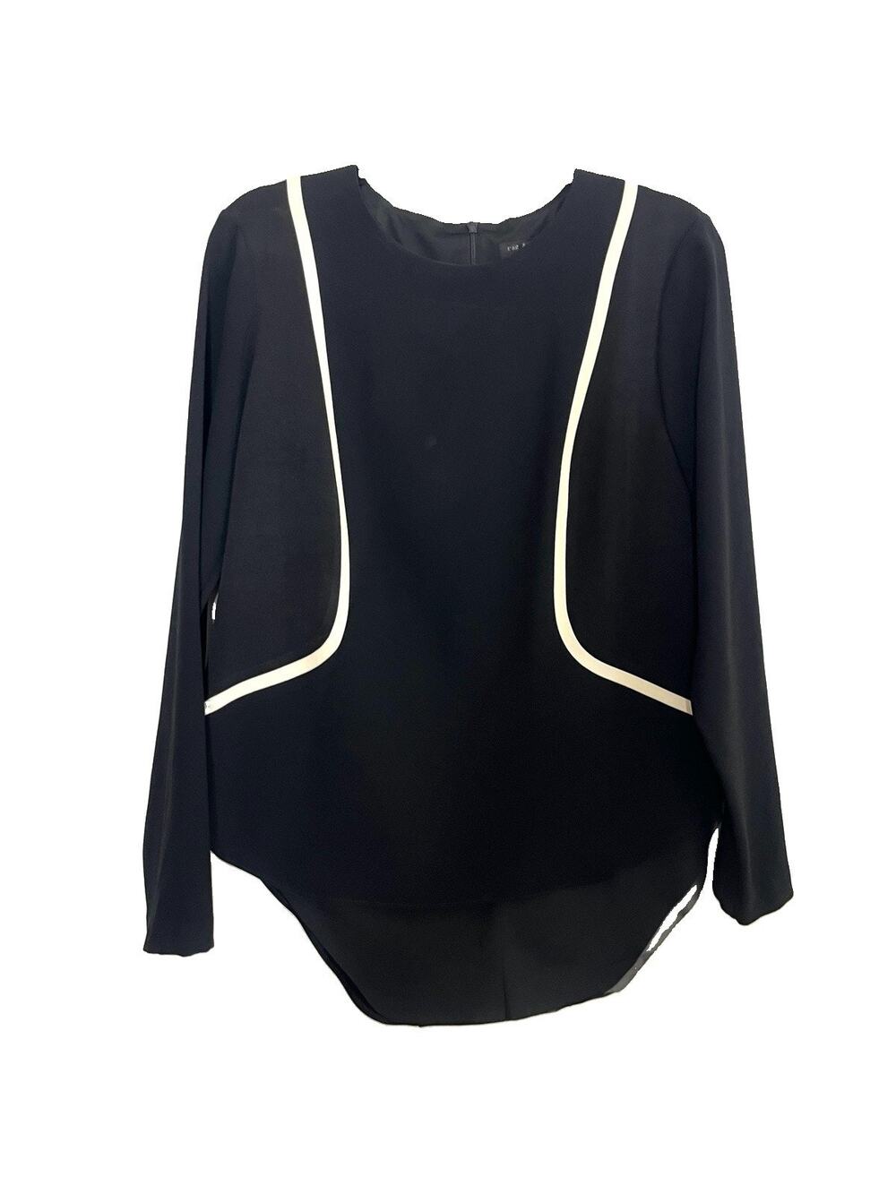 Rag & Bone Andrea Long Back Sleeve Blouse Modern Top Women’s Med career designer